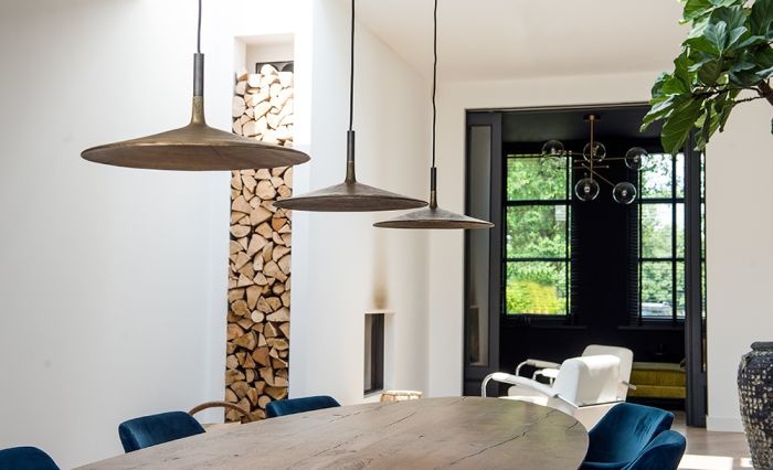 Frezoli Fluente Hanglamp | Donker Messing | 38 cm
