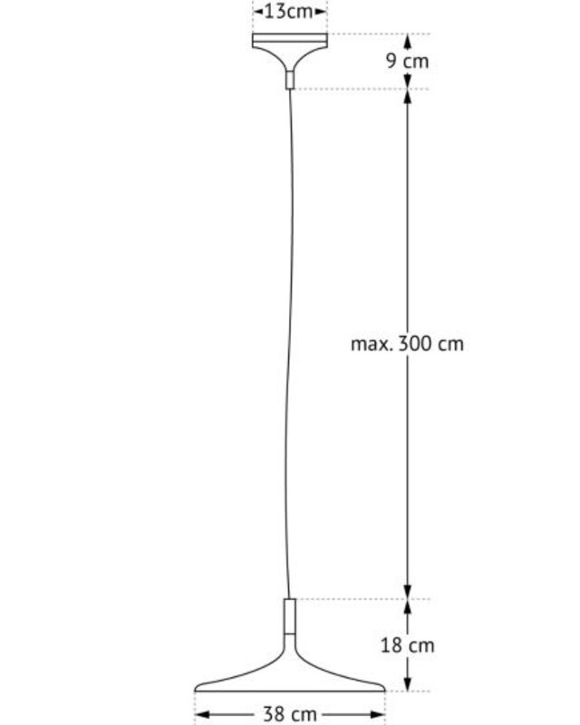 Frezoli Fluente Hanglamp | Donker Messing | 38 cm
