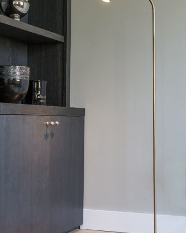 Frezoli Tubino Vloerlamp | Donker Messing | H137 cm