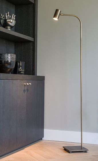 Frezoli Tubino Vloerlamp | Donker Messing | H137 cm