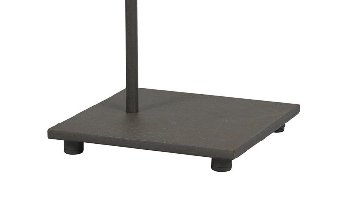 Frezoli Tubino Vloerlamp met Zwart/Bruine Kap | Mat Zwart