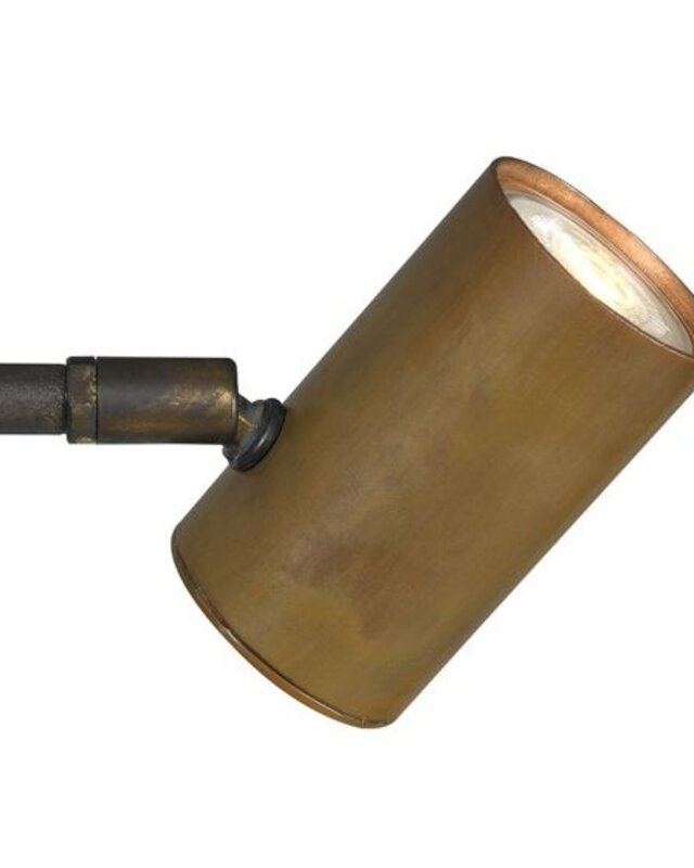 Frezoli Tubino Vloerlamp met Koperen Kap | Mat Zwart