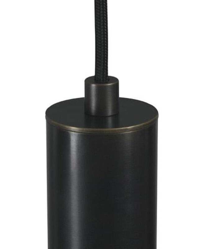 Frezoli Tubino Buis Lamp met Zwart/Bruine Finish