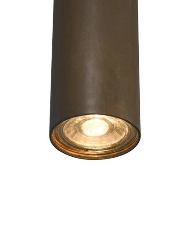 Frezoli Tubino Hanglamp met 5 koperen buizen | Mat Zwart