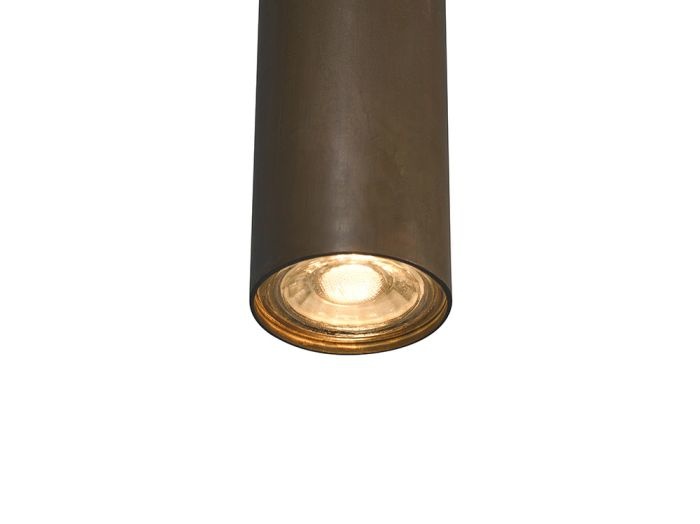 Frezoli Tubino Hanglamp met 5 koperen buizen | Mat Zwart