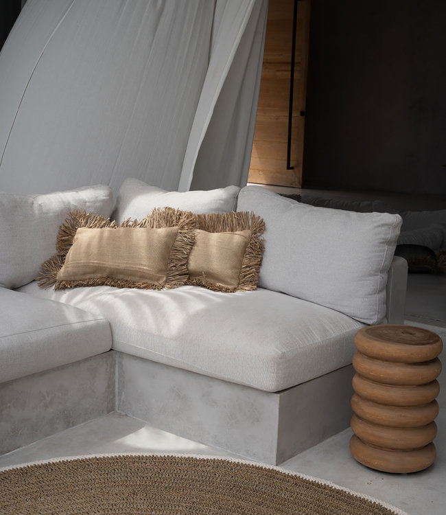 Bazar Bizar Cotton Bonita Kussenhoes - Naturel - 30x50