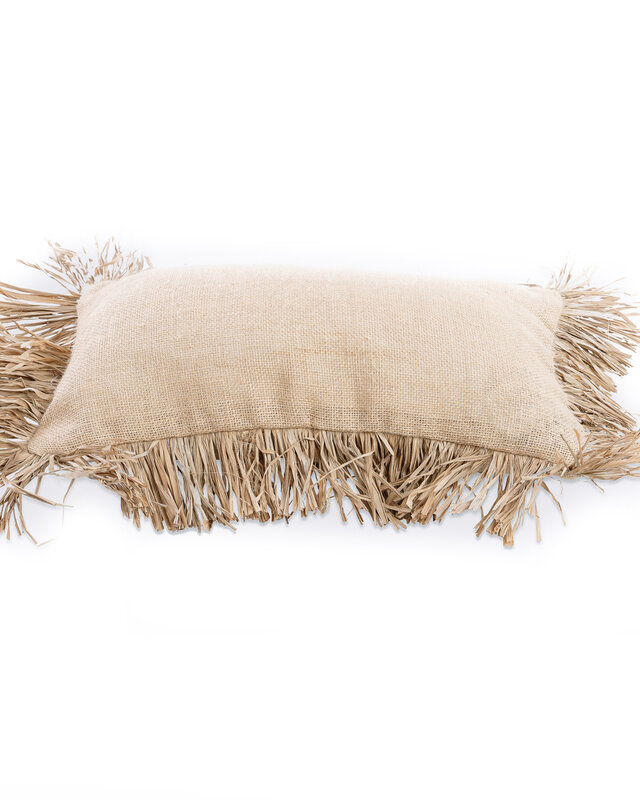 Bazar Bizar Cotton Bonita Kussenhoes - Naturel - 30x50
