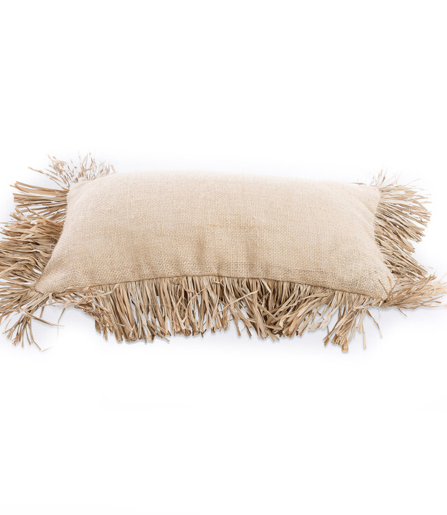 Bazar Bizar Cotton Bonita Kussenhoes - Naturel - 30x50