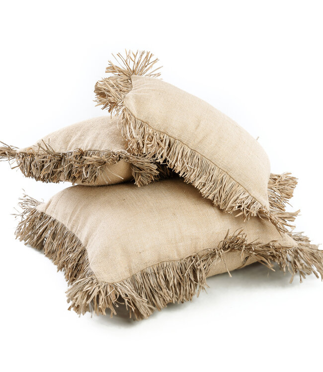 Bazar Bizar Cotton Bonita Kussenhoes - Naturel - 40x40