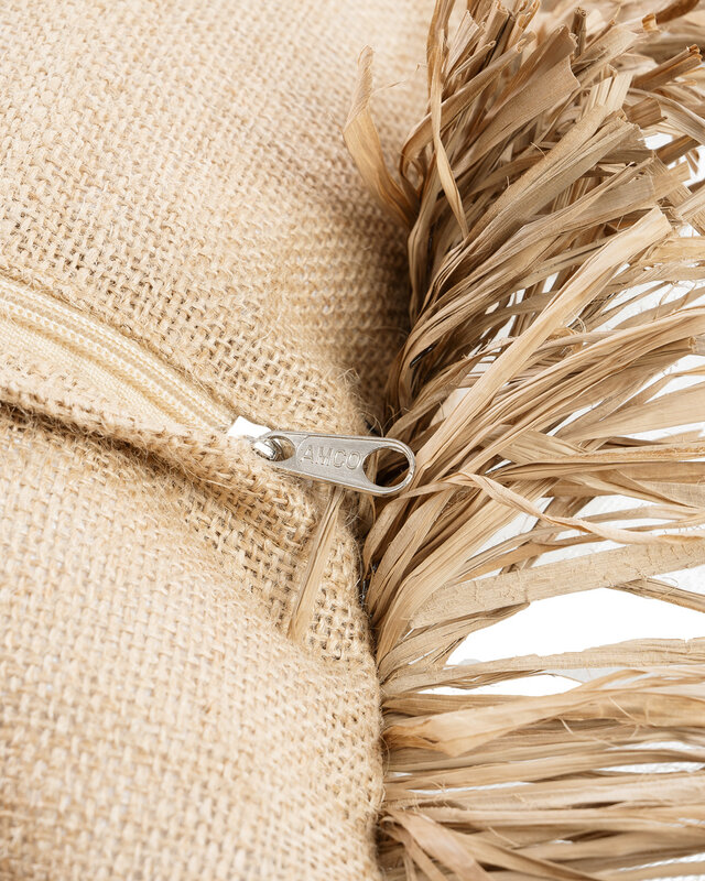 Bazar Bizar Cotton Bonita Kussenhoes - Naturel - 40x40