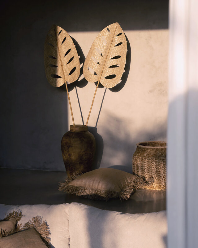 Bazar Bizar Cotton Bonita Kussenhoes - Naturel - 40x40