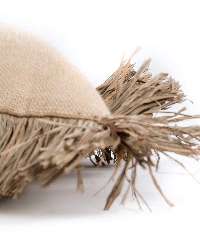 Bazar Bizar Cotton Bonita Kussenhoes - Naturel - 40x40