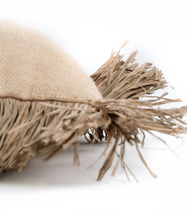 Bazar Bizar Cotton Bonita Kussenhoes - Naturel - 40x40