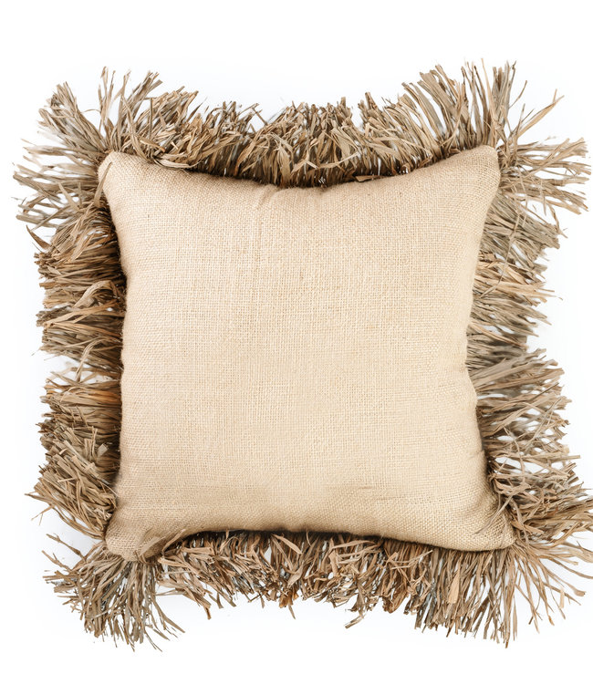 Bazar Bizar Cotton Bonita Kussenhoes - Naturel - 40x40