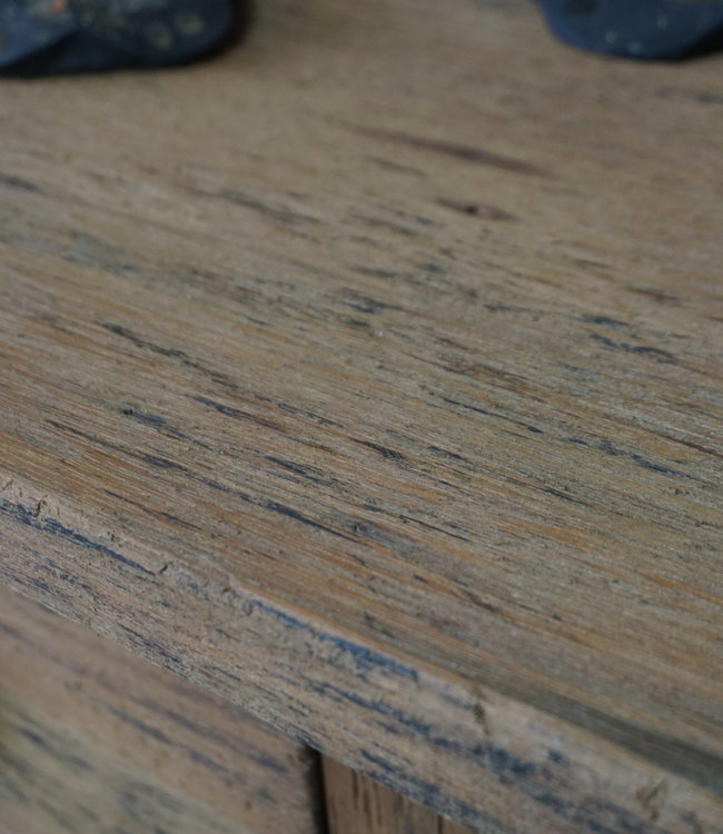 Rene Houtman Wandtafel Muurtafel Naturel 2 lades H90 cm