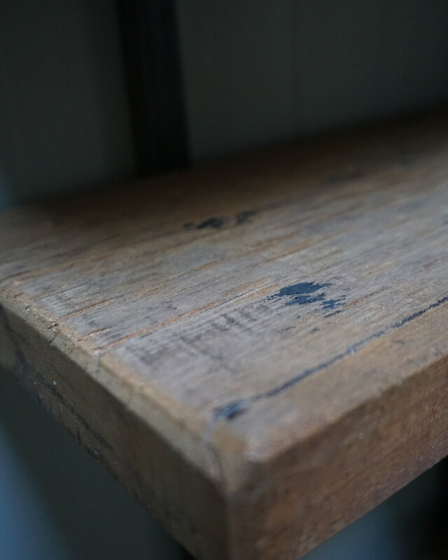 Rene Houtman Wandrek Legplanken Metaal Naturel B100xH80 cm