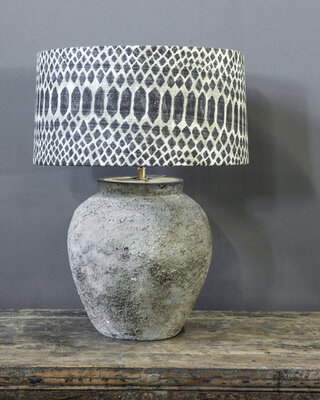 Be-Uniq Kruiklamp Damak | Incl. Linnen Snake Kap | H52 x D25 cm