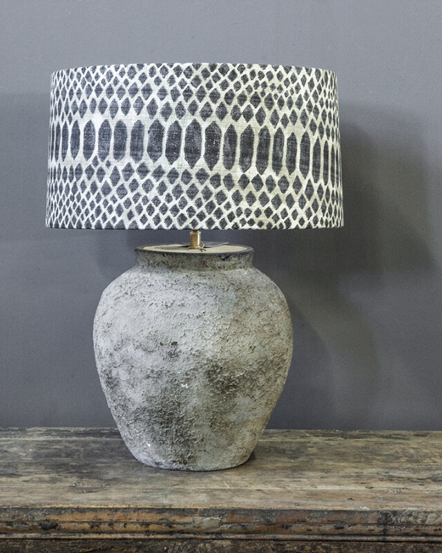 Be-Uniq Kruiklamp Damak | Incl. Linnen Snake Kap | H52 x D25 cm