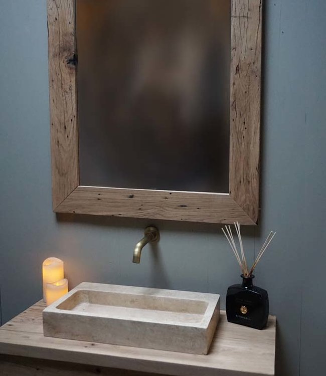 Rene Houtman Willie Badkamermeubel Oud Geschaafd Eikenhout