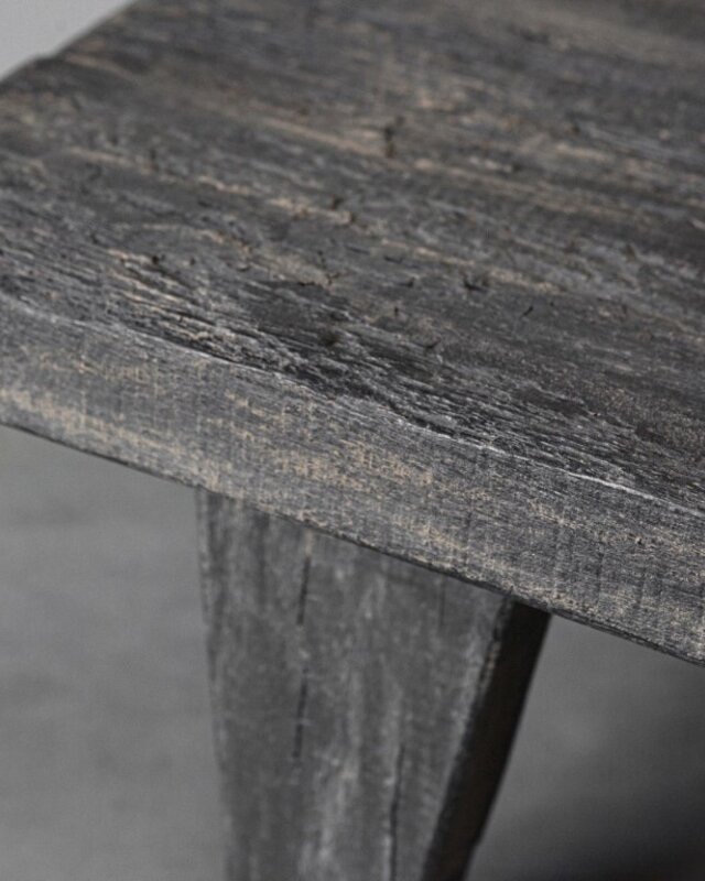 Be-Uniq Massieve Salontafel | Rustic Black | H35 x B120 x D55 cm