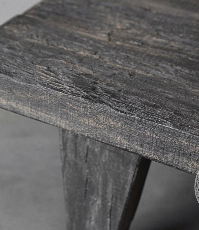 Be-Uniq Massieve Salontafel | Rustic Black | H35 x B120 x D55 cm