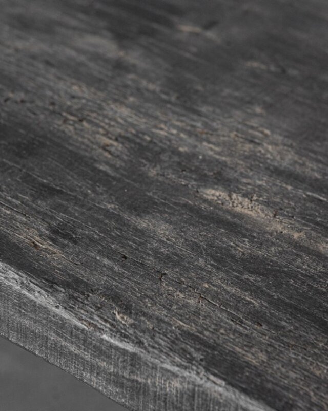Be-Uniq Massieve Salontafel | Rustic Black | H35 x B120 x D55 cm