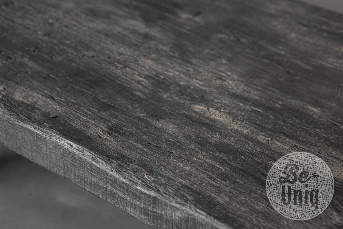 Be-Uniq Massieve Salontafel | Rustic Black | H35 x B120 x D55 cm