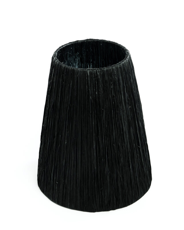 Bazar Bizar The Naxos Tafel Lamp - Black Natural | H56 cm