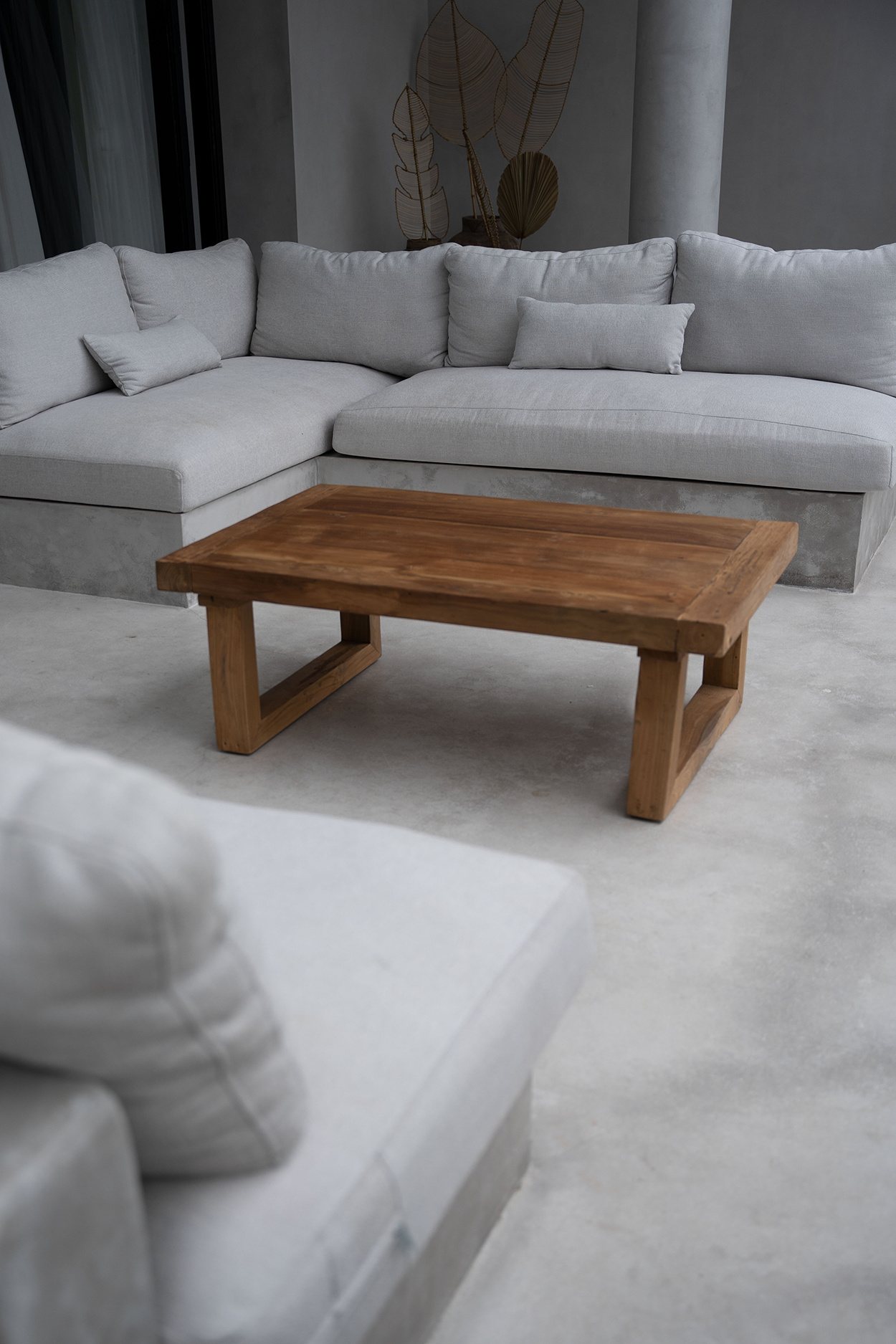 Bazar Bizar Teak Koffie Tafel - Natural | H40 x B70 x L110 cm