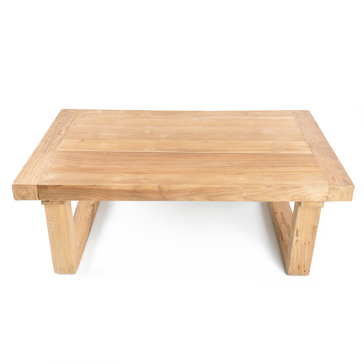 Bazar Bizar Teak Koffie Tafel - Natural | H40 x B70 x L110 cm