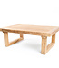 Bazar Bizar Teak Koffie Tafel - Natural | H40 x B70 x L110 cm