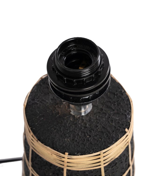 Bazar Bizar De Skiathos Tafellamp - Naturel Zwart | H51 cm