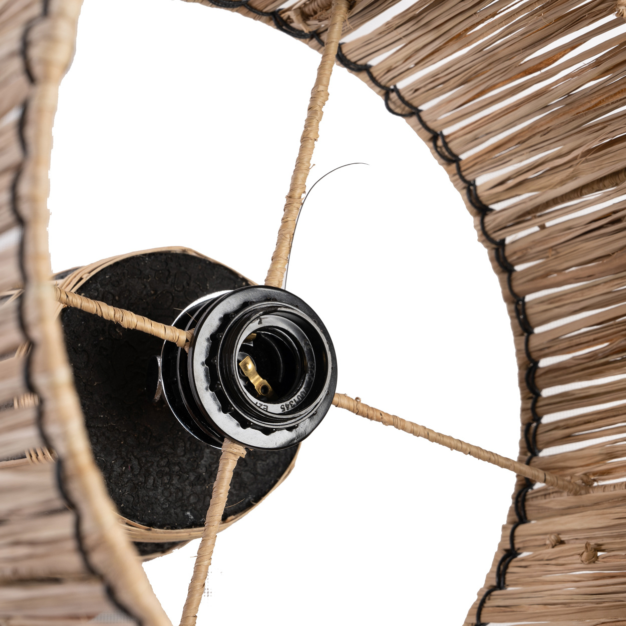 Bazar Bizar De Skiathos Tafellamp - Naturel Zwart | H51 cm