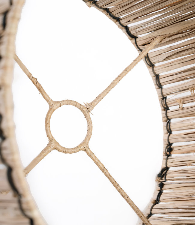 Bazar Bizar De Skiathos Tafellamp - Naturel Zwart | H51 cm