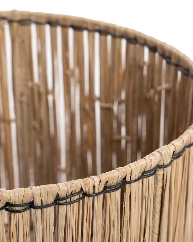 Bazar Bizar De Skiathos Tafellamp - Naturel Zwart | H51 cm