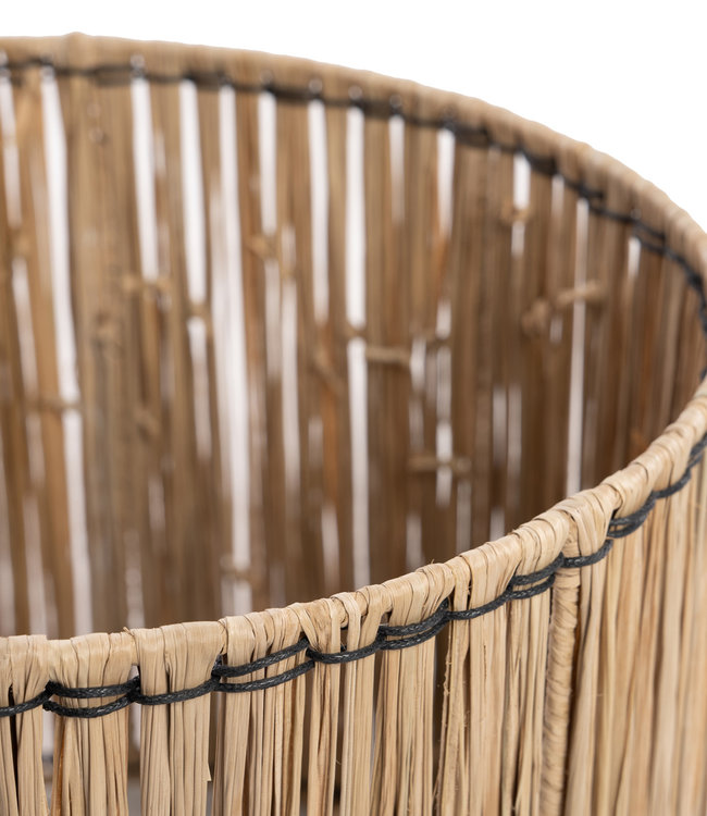 Bazar Bizar De Skiathos Tafellamp - Naturel Zwart | H51 cm