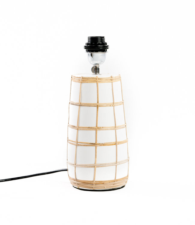 Bazar Bizar De Skiathos Tafellamp - Naturel Wit | H51 cm