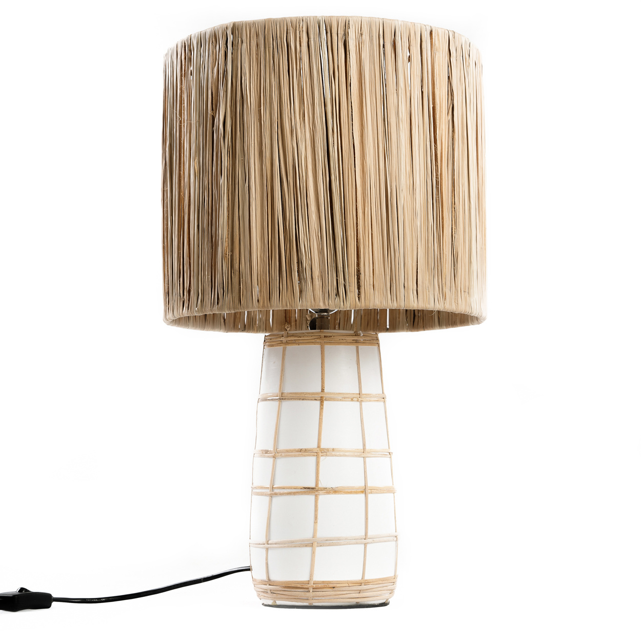 Bazar Bizar De Skiathos Tafellamp - Naturel Wit | H51 cm
