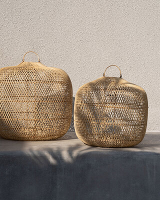 Bazar Bizar De Batu Bolong Hanglamp - Naturel - M