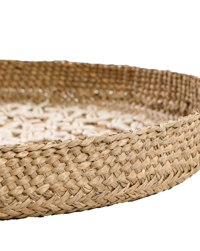 Bazar Bizar De Costa Shell Plaat - Naturel Wit - M