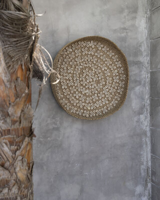 Bazar Bizar De Costa Shell Plaat - Naturel Wit - M