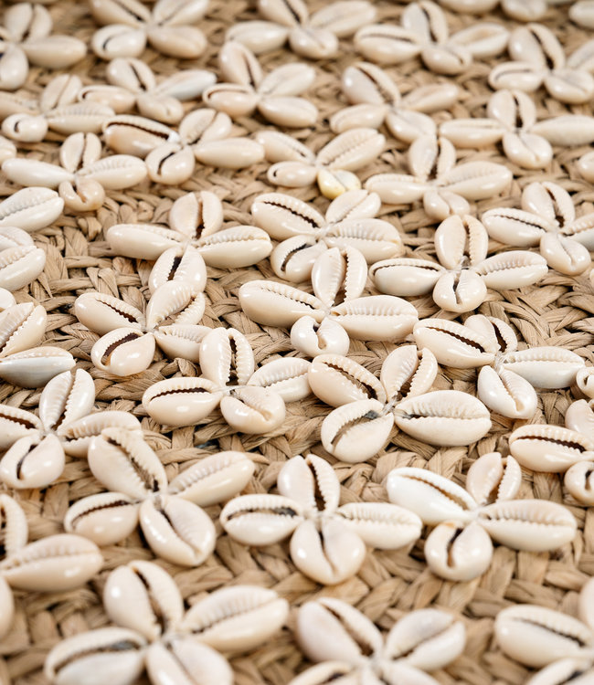 Bazar Bizar De Costa Shell Plaat - Naturel Wit - M