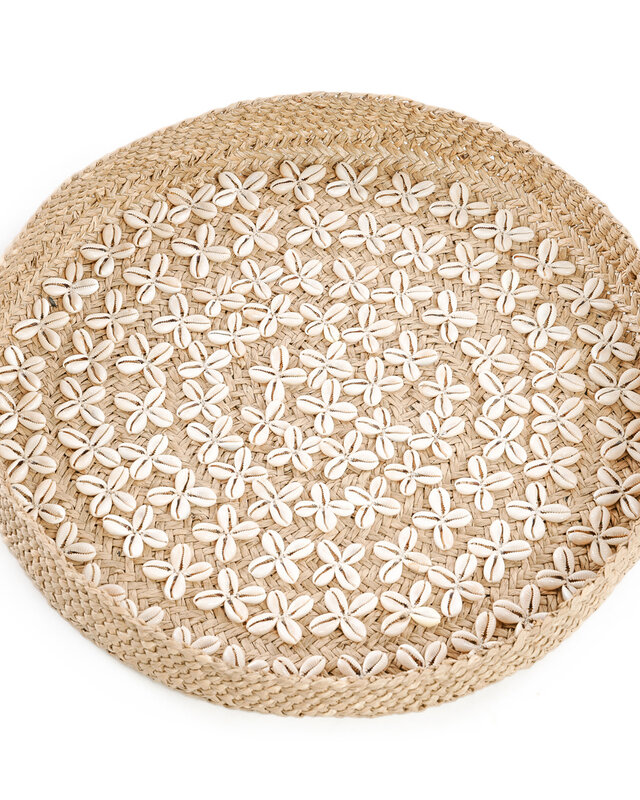 Bazar Bizar De Costa Shell Plaat - Naturel Wit - M