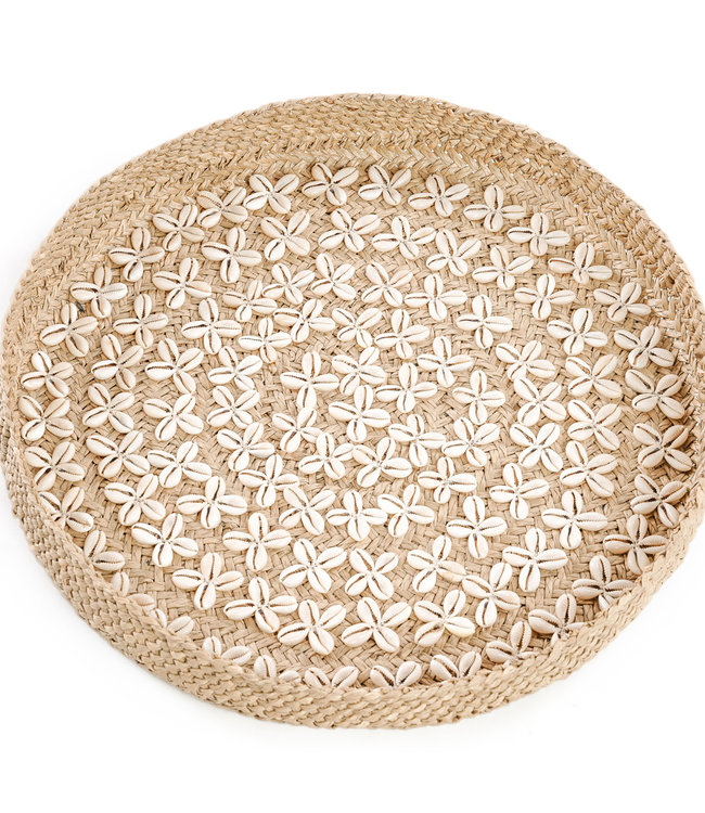 Bazar Bizar De Costa Shell Plaat - Naturel Wit - M