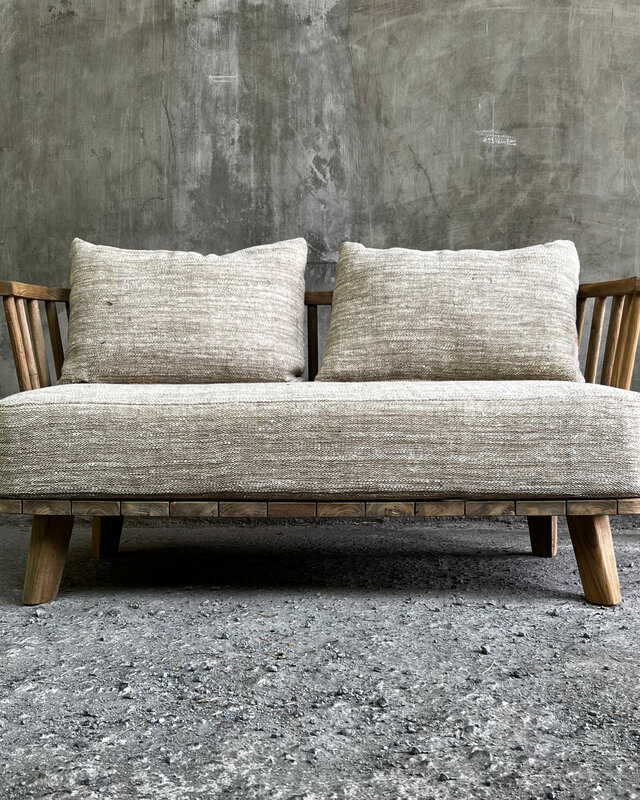 Bazar Bizar De Malawi Tweezitter Bank - Naturel Beige
