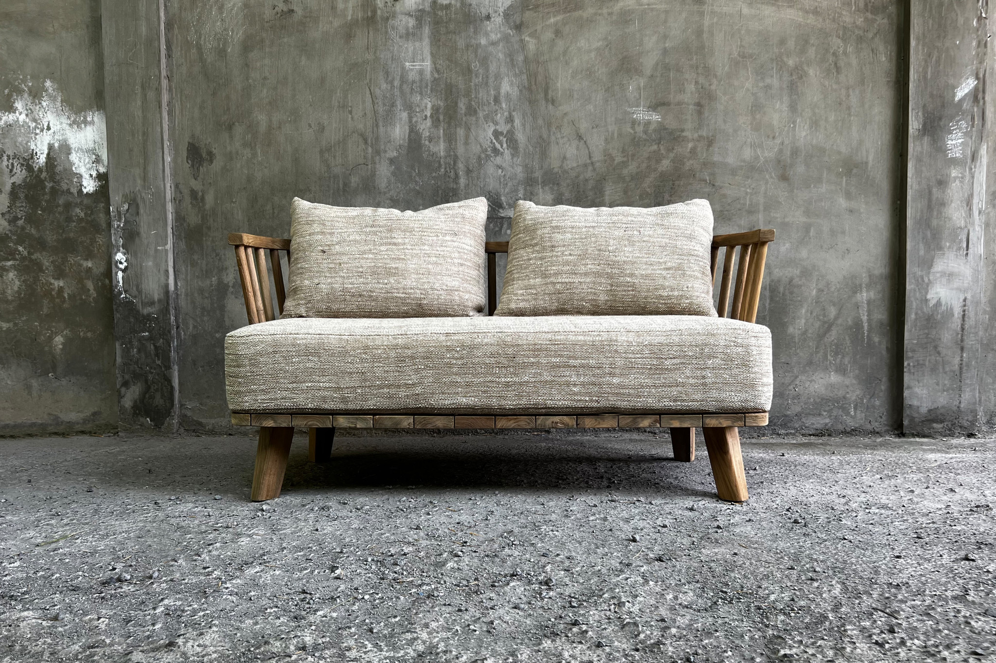 Bazar Bizar De Malawi Tweezitter Bank - Naturel Beige