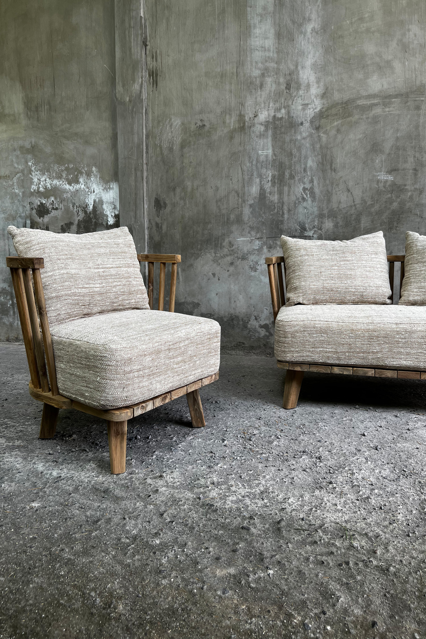 Bazar Bizar De Malawi Tweezitter Bank - Naturel Beige