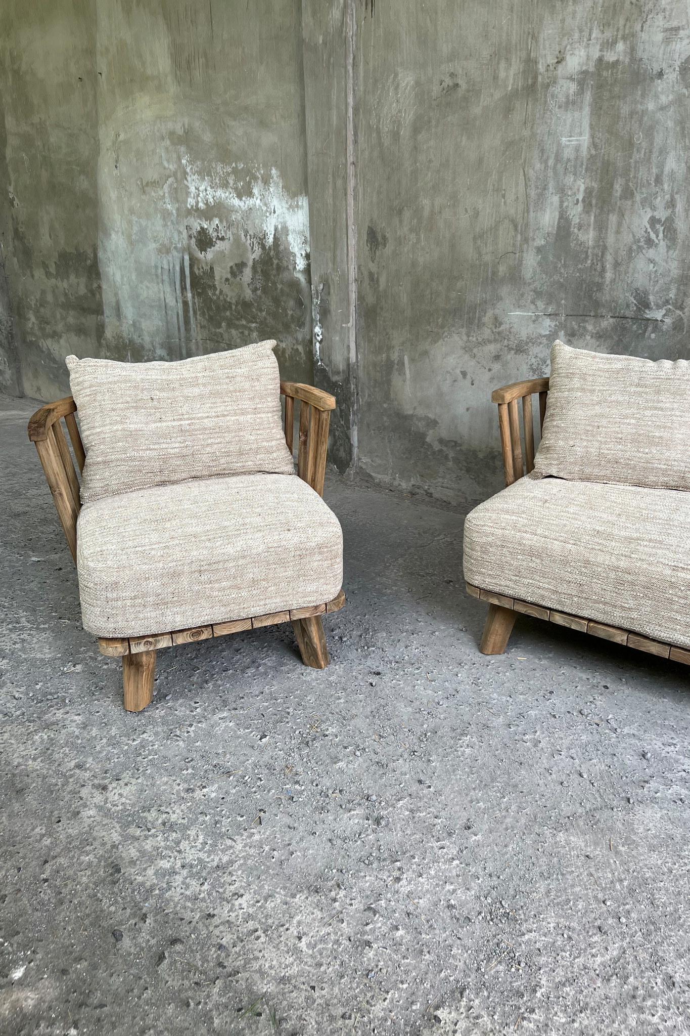 Bazar Bizar De Malawi Tweezitter Bank - Naturel Beige