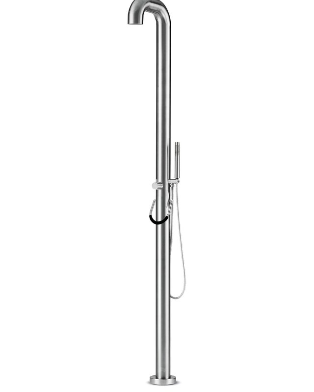 JEE-O Fatline Vrijstaande Douche 02 | Met Eengreep-mengkraan en Handdouche | H230 cm