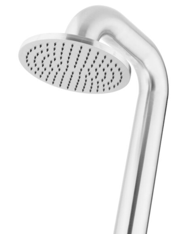 JEE-O Fatline Vrijstaande Douche Push | Met Eco Drukknop | H229,8 cm